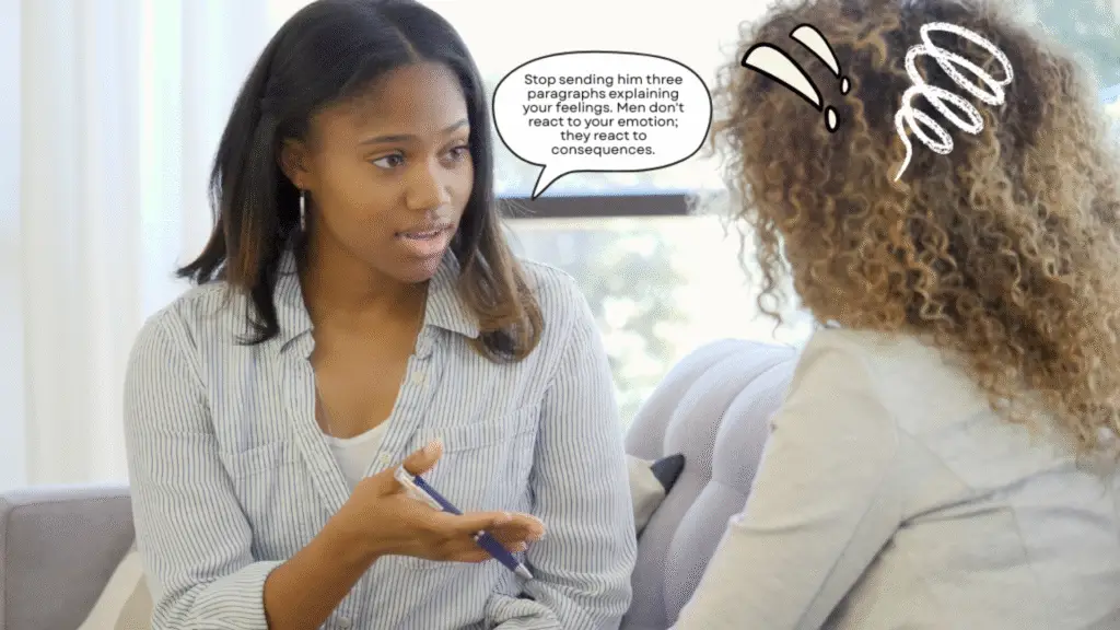 Toxic advice about men