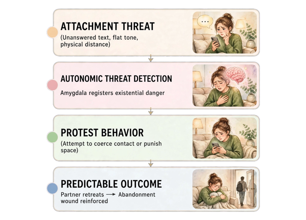 Attachment trap chart
